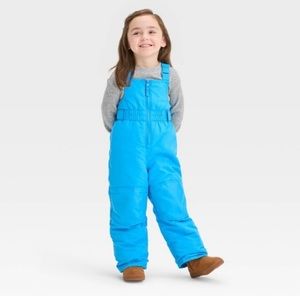 Sears Blue Double Lined Knee Kids Size 3X Suspender Snow Ski Pants